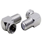 L 90 Derece F Konnektör Çevirmeli