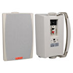 MagicVoice MV-03 16 CM 60 Watt Komütatörlü Hat Trafolu Beyaz Sütun Hoparlör (2'li Takım)