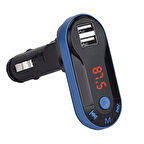 Hello Usb-SD-Bluetooth-Mp3 Destekli 12-24 Volt Ekranlı Hafızasız Fm Transmitter HL-19682