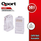 Qport Q-J650 CAT6 RJ-45 50'lik konnektör