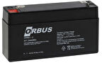 Orbus ORB-613 6 Volt 1.3 Amper Bakımsız Kuru Akü (98x25x52mm)