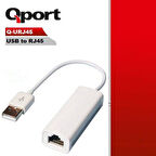 QPORT Q-URJ45 USB TO ETHERNET 10/100 ÇEVİRİCİ ADAPTÖR