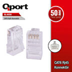 QPORT Q-J650 CAT6 RJ45 KONNEKTÖR 50'Lİ