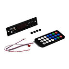 PowerMaster M517 Oto Teyp Dijital Player Board USB/AUX/SD/FM/Bluetooth Kumandalı Mikrofonsuz Çevirici (12V-500MA)
