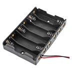 Powermaster Yan Yana 6'lı AA Pil Yuvası (IC-234B)