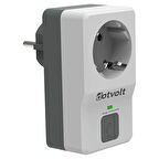 Dotvolt Surge Hunter 1'li Akım Korumalı Priz