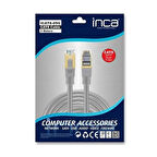 INCA 5m CAT8 S/FTP ICAT8-05G Gri Patch Kablo