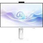 MSI 27" MODERN AM273QP Aı 1UM-242TR ULTRA 5 125H-16GB DDR5 RAM-4TB NVME-W11H BEYAZ (2560X1440)