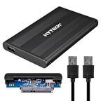 Hytech HY-HDC23 2.5" USB 3.0 SATA Harici Hard Disk Kutusu Siyah
