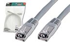 Digitus CAT. 5E SF-UTP Patch Kablo, 3 metre, AWG 26, Gri Renk 
