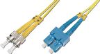 Beek ST-SC Fiber Optik Patch Kablo, 9/125 µ, Singlemode, 3.0mm, Duplex, OS2, LSZH, 3 metre