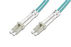 Beek LC-LC Fiber Optik Patch Kablo, Multimode OM 3 50/125 Duplex, 3.0mm, LSZH, 10 metre