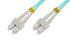 Beek SC - SC Fiber Optik Patch Kablo, Multimode OM 3 50/125 Duplex, 3.0mm, LSZH, 5 metre 