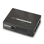 4-Port 10/100/1000Base-TX IEEE 802.3at/af PoE+ Injector Hub