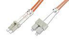 Beek LC-SC Fiber Optik Patch Kablo, Multimode OM 2 50/125 Duplex, 3.0mm, LSZH, 30 metre