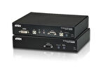 DVI Fiber Optik KVM (Keyboard/Video Monitor/Mouse) Mesafe Uzatma Cihazı, Ses (hoparlör ve mikrofon) bağlantı desteği, 600 metre, USB Konsol
USB DVI Optical KVM Extender (1920 x 1200@600m)