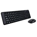 LOGITECH MK220 Kablosuz Q Trk Siyah Multimedya Klavye - Mouse Set 920-003163