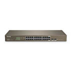 TENDA 24port TEG1024F GIGABIT 2X SFP Yönetilemez Switch