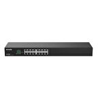 TENDA 16port TEG1016G Gigabit Yönetilemez Switch RackMount Çelik Kasa