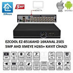 EZCOOL 16kanal EZ-8516AHD 5MP ANALOG KAYIT CİHAZI