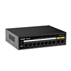 RUIJIE 8port RG-ES110F-P 10/100 2-UPLINK 110W YÖNETİLEMEZ POE SWITCH