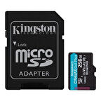 KINGSTON 256GB CANVASGO+ SDCG4/256GB MICRO-SD HAFIZA KARTI