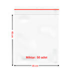 Şeffaf Yapışkanlı Poşet 35x45 cm 