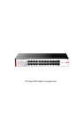 H3C Magic BS224, 24 Port, GigaBit, 2 Port GigaBit Uplink, Metal Kasa, Yönetilemez, Rack Mount Switch