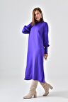 Ftz Women Kadın DÜz Basic Tunik Mor 20678