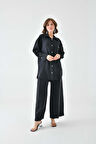 Ftz Women Kadın Modal Cepli Takım Siyah 30717