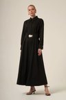FTZ Women Kadın Cotton Elbise  Siyah 31350