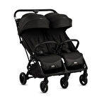 Kraft Duplo İkiz Bebek Arabası - Siyah