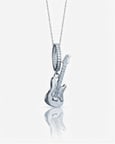 Kadın Gümüş Bileklik Uyumlu Gitar Model Charm
