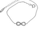 Kadın Sonsuzluk Model Gümüş Bileklik