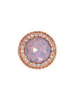 Kadın Rose Renk Pembe Taş Detay Gümüş Taşlı Charm