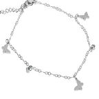 Kadın Kelebekler Model Çelik Halhal