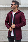 Bordo Erkek Archer Panço Hırka