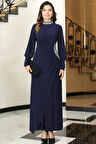 Lavin Tesettür Abiye Lacivert