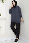 Esila Tesettür Sweat Antrasit