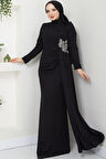 Gözde Tesettür Abiye Siyah