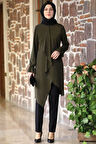 Nisa Tesettür Takım Haki