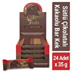 Bifa Cake Treats Sütlü Çikolatalı Kakaolu Bar Kek 35 gr x 24 adet