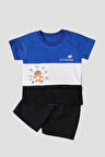 Eğlenceli Ayıcık Desenli 2'li Tişört Alt Üst Takım