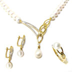 İnci Set Takım 14 Ayar Altın