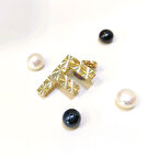 F Harfi Kolye Ucu 14 Ayar Altın HD VİDEOLU