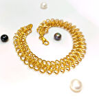 Halka Zincir Bileklik Künye 22 Ayar Altın HD VİDEOLU