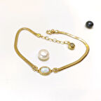 Opal Taşlı Balık Sırtı Bileklik Künye 14 Ayar Altın HD VİDEOLU