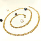 50cm 3.9mm Başak Zincir 14 Ayar Altın HD VİDEOLU