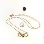 Sonsuzluk Göz Boncuklu Kolye 14 Ayar Altın HD VİDEOLU