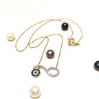 Sonsuzluk Göz Kolye 14 Ayar Altın HD VİDEOLU